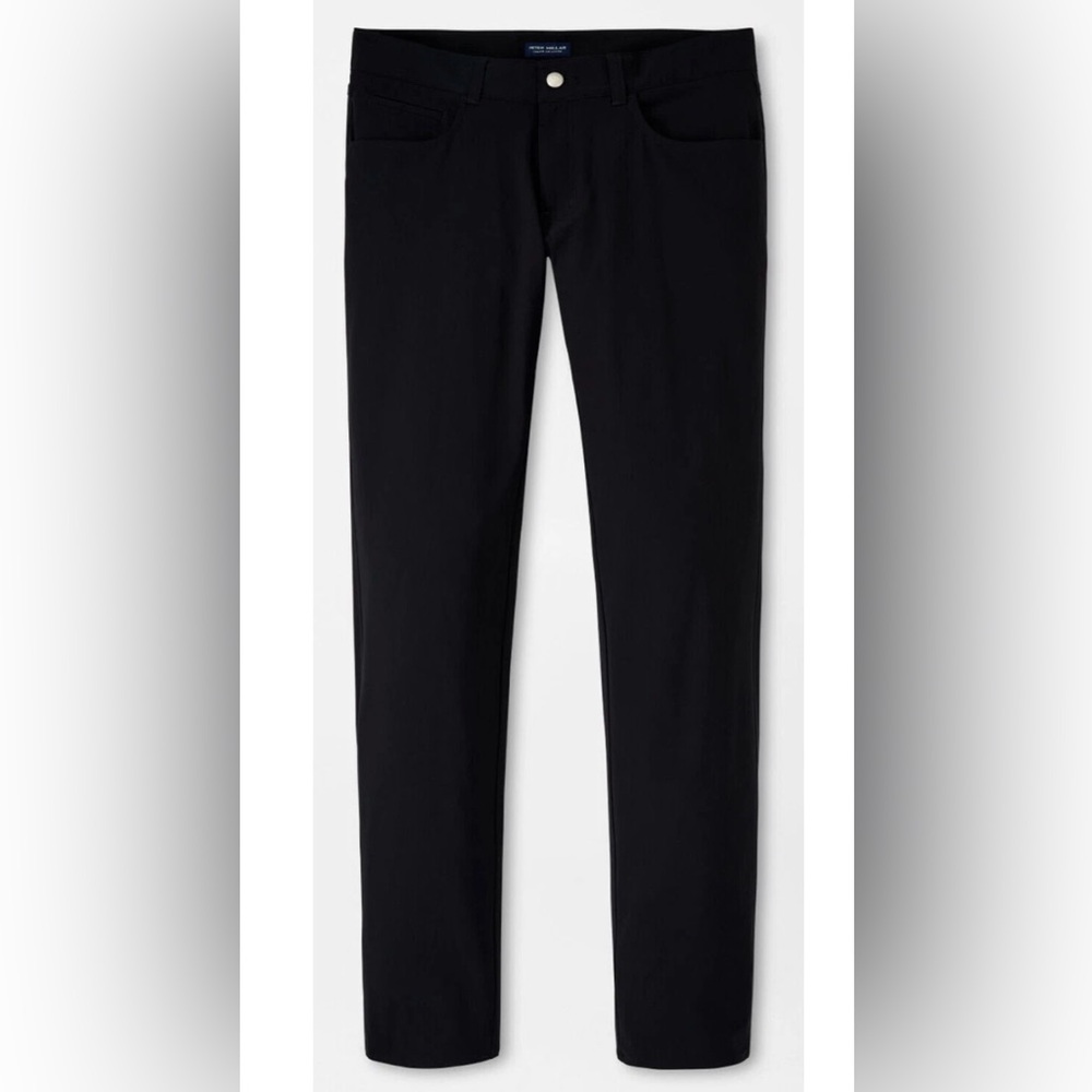 Peter Millar Black golf performance pants